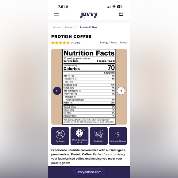 Mocha Protein Coffee - Picture 3 of 4